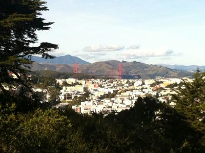 Golden Gate from Buena Vista with Ankit